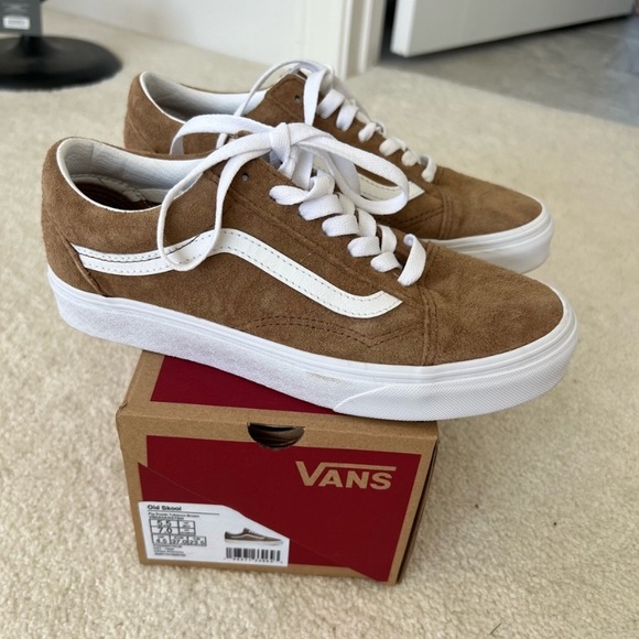 Vans Leather Flats Sneakers Unisex 9/7.5 - Picture 8 of 8